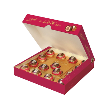 Preview: Victor Schmidt Austria Mozartkugeln, Geschenkkarton, 15 Stück, 247g